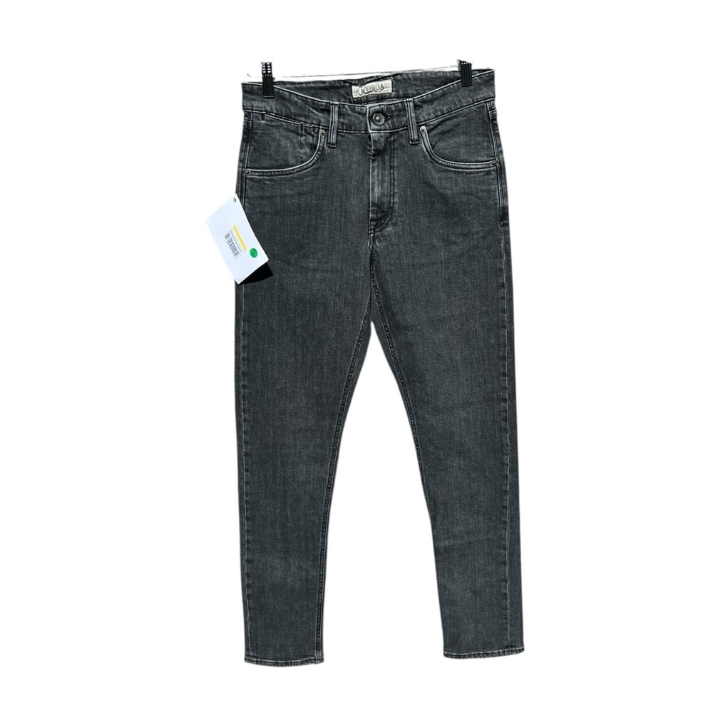 🌻NEW w/Tags SIVIGLIA Black Color Wash Stretch Denim Jeans Men's Size 31x31